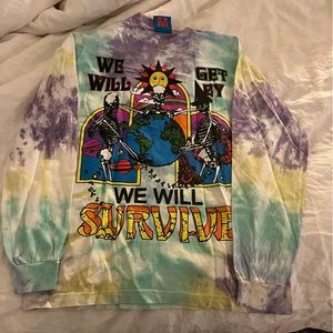 Online Ceramics tie dye long sleeve